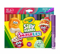 Thumbnail for Crayola Silly Scents SmashUPS Washable Markers Pack of 12 588279
