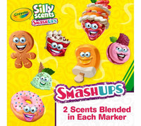 Thumbnail for Crayola Silly Scents SmashUPS Washable Markers Pack of 12 588279