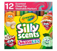 Thumbnail for Crayola Silly Scents SmashUPS Washable Markers Pack of 12 588279