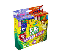 Thumbnail for Crayola Silly Scents Sweets & Stinky Washable Markers Pack of 20 588269