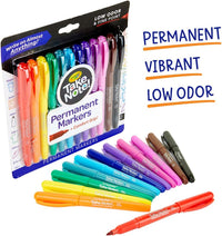 Thumbnail for Crayola Take Note Fine Tip Permanent Markers Pack of 12 586539