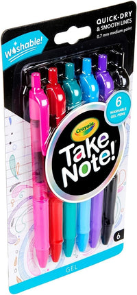 Thumbnail for Crayola Take Note Washable Gel Pens
