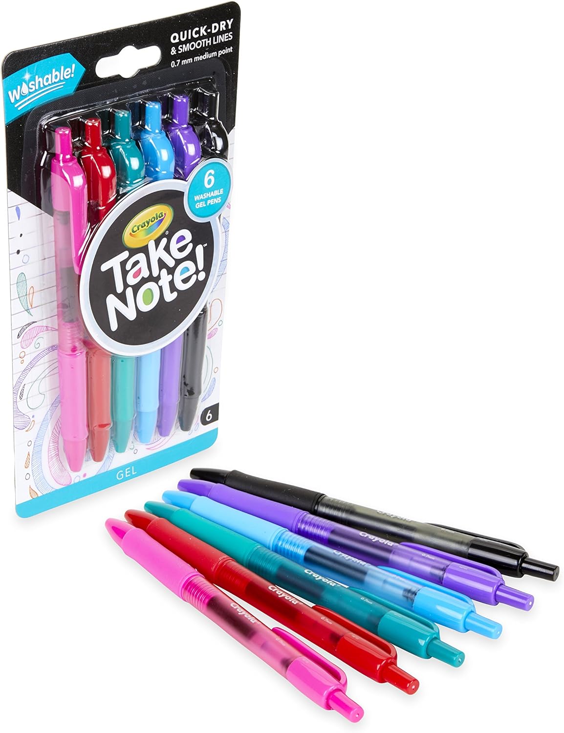 Crayola Take Note Washable Gel Pens