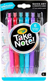 Thumbnail for Crayola Take Note Washable Gel Pens