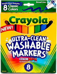 Thumbnail for Crayola Ultra-Clean Washable Marker Broad Line Pack of 8 587808