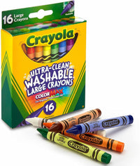 Thumbnail for Crayola Ultra-Clean Washable Crayons Pack of 16 523281