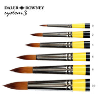 Thumbnail for Daler Rowney System 3 Long Handle Round Brush Single Piece SY-45