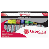 Thumbnail for Daler Rowney Georgian Oil Paint Selection Set 38ml Set of 10