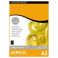 Thumbnail for Daler Rowney Simply Acrylic Pad