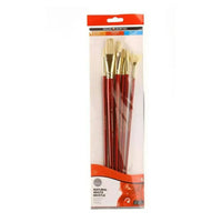 Thumbnail for Daler Rowney Simply Natural Bristle Hair Brush Set of 6 Pcs