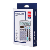 Thumbnail for Deli Calculator 12-Digit Metal EM19810