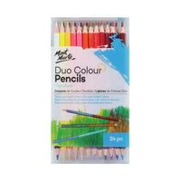 Thumbnail for Mont Marte Duo Color Pencils Signature 24pc
