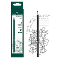 Thumbnail for Faber Castell Black Matt Graphite Pencil HB 1111 Pack of 12