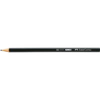 Thumbnail for Faber Castell Black Matt Graphite Pencil HB 1111 Pack of 12