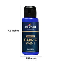Thumbnail for Bluebird Fabric Paints Solid Shades 100 ml