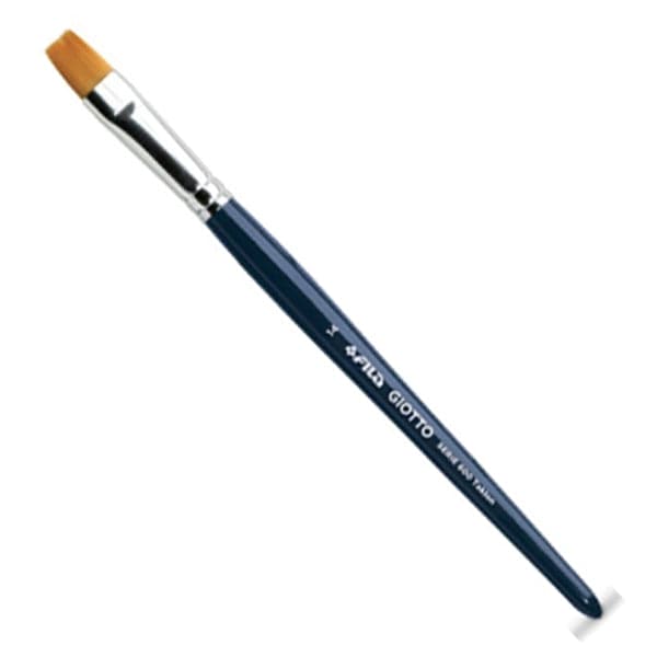 Giotto Taklon Synthetic Hair Flat Paint Brush 1pc