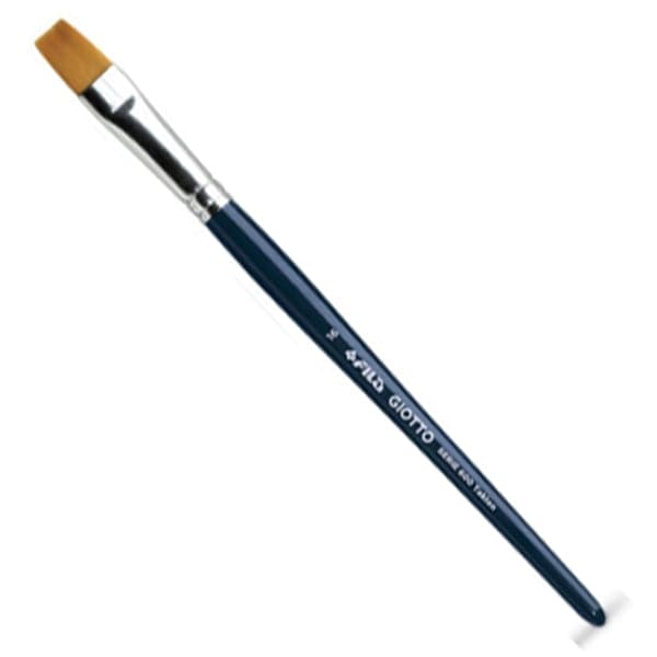Giotto Taklon Synthetic Hair Flat Paint Brush 1pc