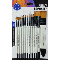 Thumbnail for Keep Smiling Artist Value Brush Pack of 12