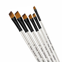 Thumbnail for Keep Smiling Chisel Tip Paint Brush Pack of 6