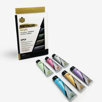 Thumbnail for Keep Smiling Metallic Acrylic Paint 30ml Pack Of 6