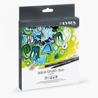 Thumbnail for Lyra Aqua Brush Pen Dual Tip Markers Set