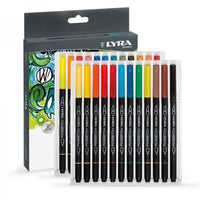 Thumbnail for Lyra Aqua Brush Pen Dual Tip Markers Set
