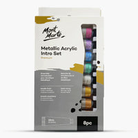 Thumbnail for Mont Marte Metallic Acrylic Paints 18 ml Tubes Set Of 8 Pieces