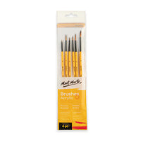 Thumbnail for Mont Marte Gallery Series Acrylic Brush Set Of 6