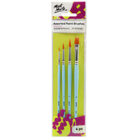 Thumbnail for Mont Marte Assorted Paint Brushes Discovery Set of 4