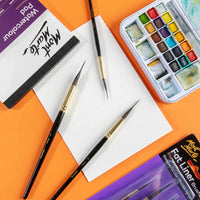 Thumbnail for Mont Marte Fat Liner Brush Squirrel Set Of 3