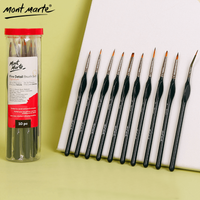 Thumbnail for Mont Marte Signature Fine Detail Brush Set of 10Pcs