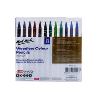 Thumbnail for Mont Marte Woodless Colour Pencils Premium 24pc