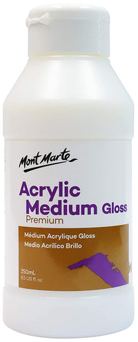 Thumbnail for Mont Marte Premium Acrylic Medium Gloss 250ml