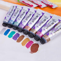 Thumbnail for Mont Marte Metallic Acrylic Paints 18 ml Tubes Set Of 8 Pieces