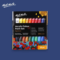 Thumbnail for Mont Marte Signature Acrylic Colour Paint 36ml Set Of 18 Pcs