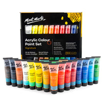 Thumbnail for Mont Marte Signature Acrylic Colour Paint 36ml Set Of 18 Pcs