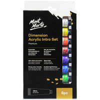 Thumbnail for Mont Marte Dimension Acrylic Paint Intro Set Premium 8pc x 18ml