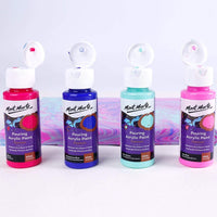 Thumbnail for Mont Marte Pouring Acrylic Paint Set Premium 4pc x 60ml Aurora