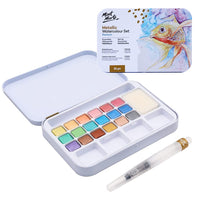 Thumbnail for Mont Marte Premium Metallic Watercolor Cake Set 21Pcs