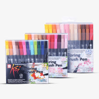 Thumbnail for Sakura Koi Coloring Brush Pen Marker Set