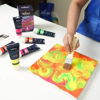 Thumbnail for Bluebird Signature Acrylic Colours – 75 ml – Set of 6 NEON