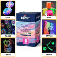 Thumbnail for Bluebird Signature Acrylic Colours – 75 ml – Set of 6 NEON