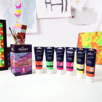 Thumbnail for Bluebird Signature Acrylic Colours – 75 ml – Set of 6 NEON