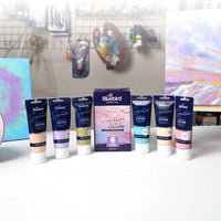 Thumbnail for Bluebird Signature Acrylic Colours – 75 ml – Set of 6 PASTEL