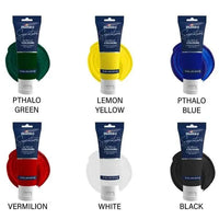 Thumbnail for Bluebird Signature Acrylic Colours – 75 ml – Set of 6 PRIMARY