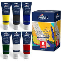 Thumbnail for Bluebird Signature Acrylic Colours – 75 ml – Set of 6 PRIMARY