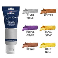 Thumbnail for Bluebird Signature Acrylic Colours – 75 ml – Set of 6 PEARLESCENT