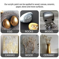 Thumbnail for Bluebird Signature Acrylic Colours – 75 ml – Set of 6 PEARLESCENT