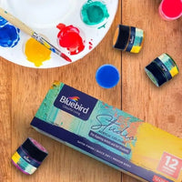 Thumbnail for Bluebird Studio Acrylic Colours Primary Shades – 25ml Set of 12