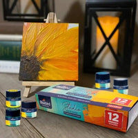Thumbnail for Bluebird Studio Acrylic Colours Primary Shades – 25ml Set of 12